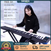 SIEMEN 88-key Bluetooth Portable Piano Keyboard for Adults and Kids