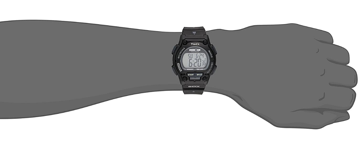 IRONMAN Original 30 Shock Full-Size Resin Strap Watch