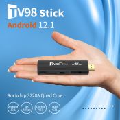 TV98 Stick Ultra HD 4K Smart TV Box, Android 12.1