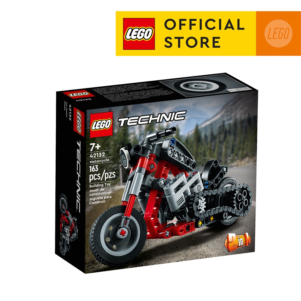 Age 7+ LEGO 42132 Technic Motorcycle - Manoj Stores