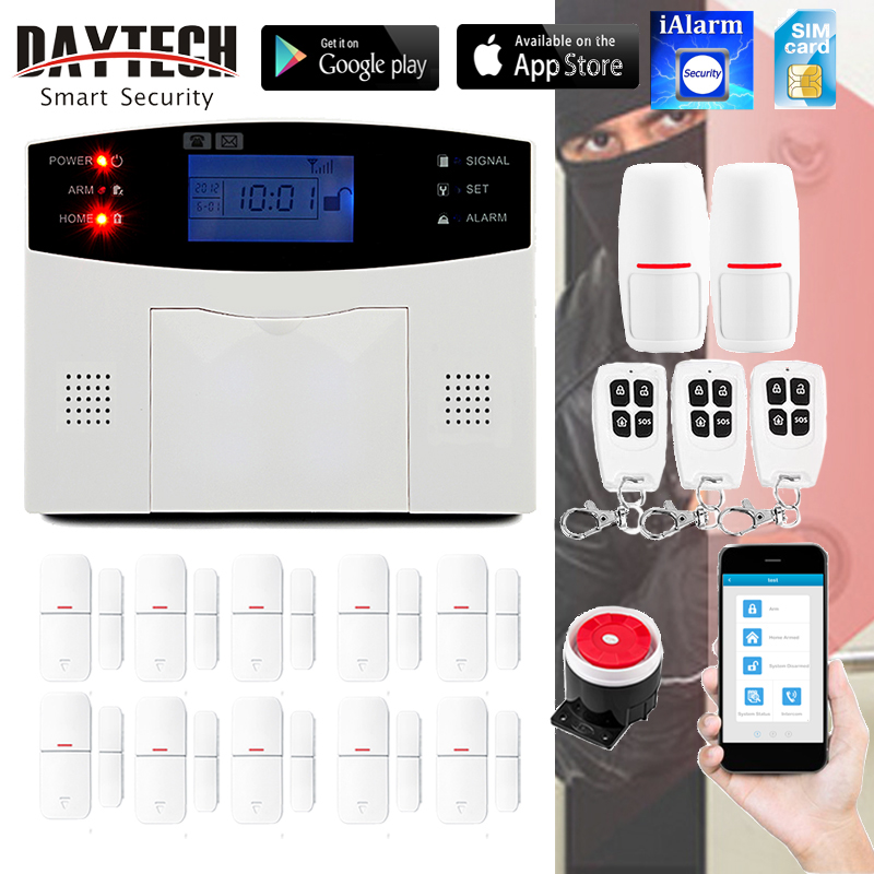 [Pre-Paired & Ready to Use]DAYTECH GSM Alarm System Wireless SMS Home Security Tuya App Control House Intelligent Auto Burglar Door Security Alarm Systems GSM02 Presyo 2,950 Piso*Libreng Shipping