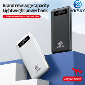 KKSKY 10000mAh Slim Fast Charging Powerbank for Cellphones, iPhone, Android