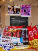 Holiday Chocolate Gift Box with Personalized Sticker or Photos 