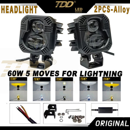TDD Original 40W Mini Driving Lights - Waterproof Headlights