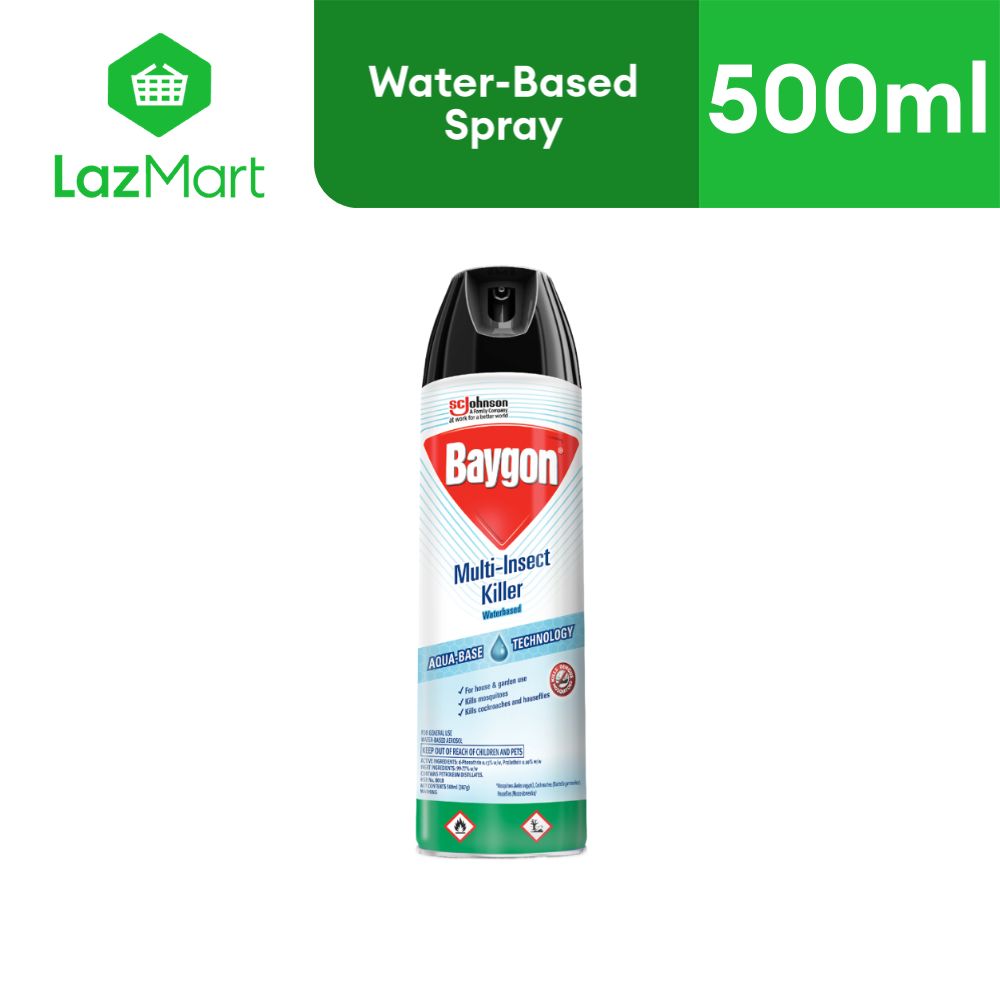 Baygon Multi Insect Killer Water-Based 500ml