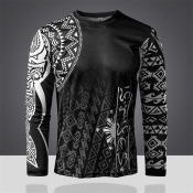 Motor Shirt Long Sleeve Cycling Jersey for Men