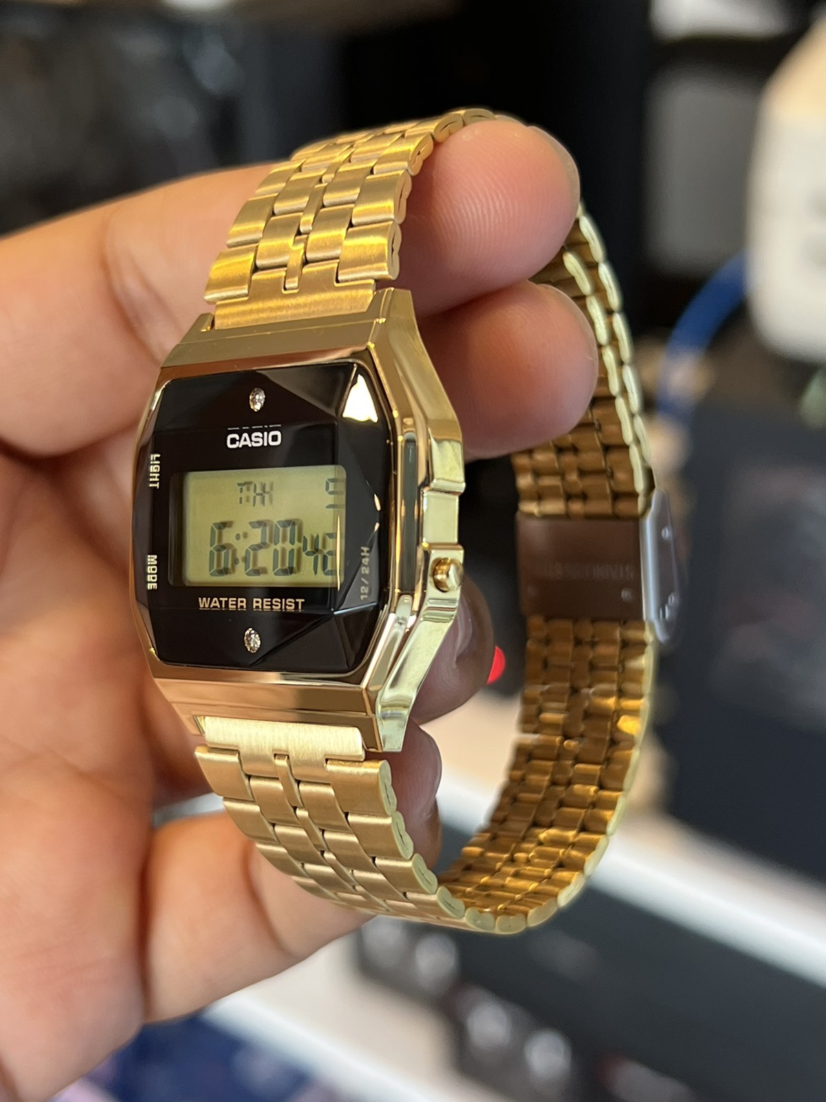 Casio a159 2024 diamond gold