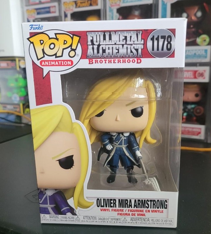 Funko Pop! Vinyl: Fullmetal Alchemist - Olivier Milla Armstrong #1178 for  sale online