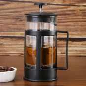 JL French Press Coffee Maker - Stainless Steel Brewer