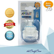 Philips Avent Fast Flow Nipple/Teats 6m+ (4 Holes)