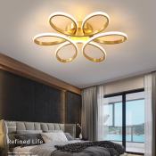 YHLAMP Modern Tri-Color Chandelier Light for Living Room/Bedding