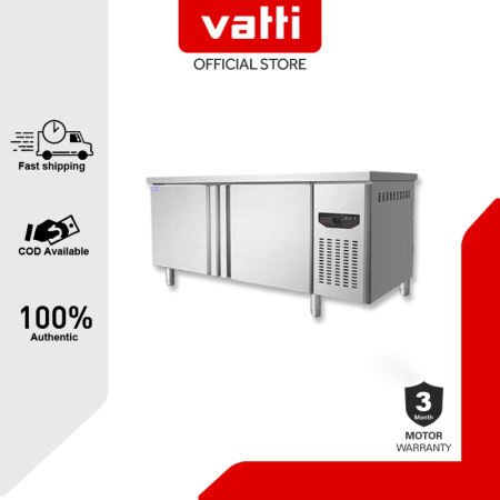 VATTI Commercial Stainless Steel Freezer Workbench