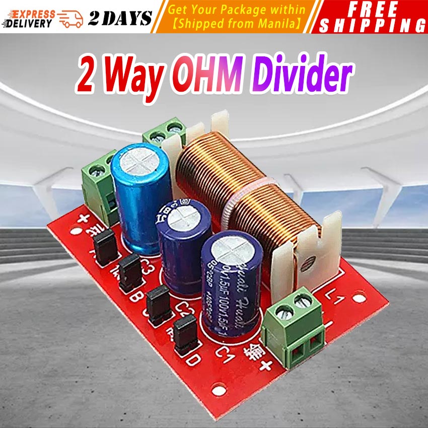 400W 2-Way Speaker Crossover Filter for DIY Audio Systems