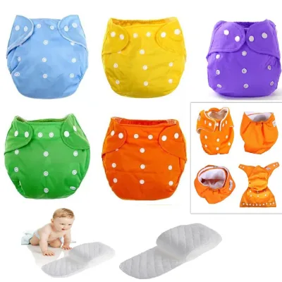 Fashion Reusable Baby Adjustable Washable Reusable Cloth Diaper (Insert Sold Separately) JP020 (1)