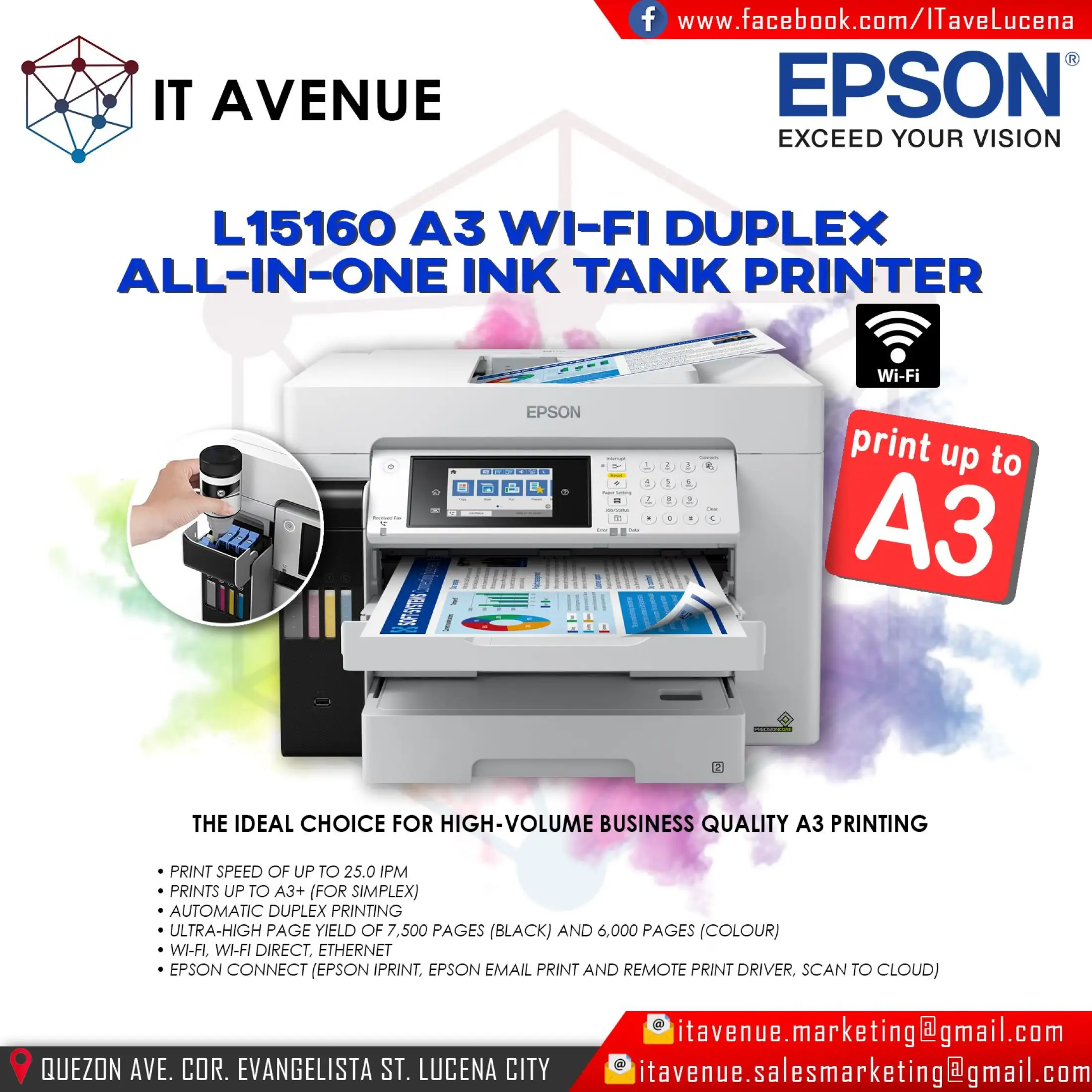 epson l15160 specification