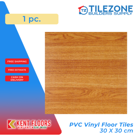 KENT PVC Vinyl Floor Tiles - Marble/Wood Design - Tilezone