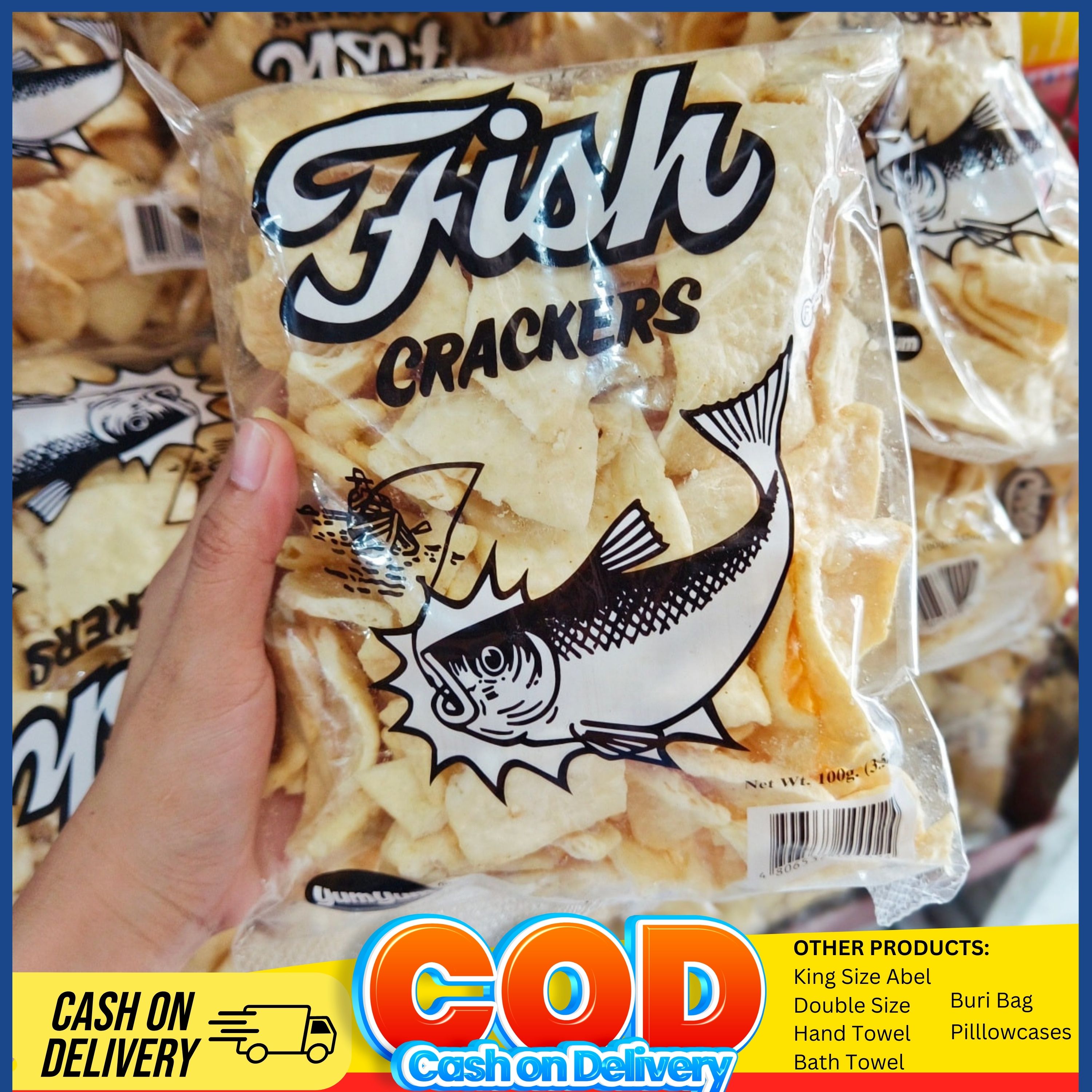 Fish Crackers Yum Yum Snack pack Pulutan Pasalubong Filipino Food Crunchy Cracker Kutkutin Snacks Baon Midnigh Snacks