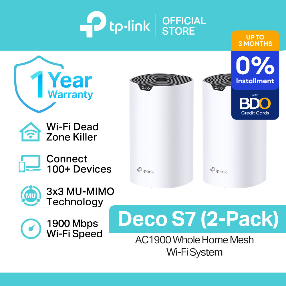 TP-Link Official Store / Deco S7 AC1900 / Up to 1900 Mbps Whole Home Mesh Smart Access Point WiFi 5 Router - Image 2