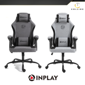 Inplay Fox F5 Gaming Chair Fabric Material | Durable PU Leather | Skin-friendly | Sturdy Metal Frame | Padded Soft Sponge | Collinx Computer