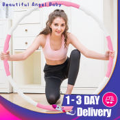 7 Colors Fitness Hula Hoop with Removable Foam (Brand: Gymnastic+)
