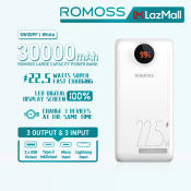 Romoss 30000mAh Portable Power Bank with Super Fast Charging