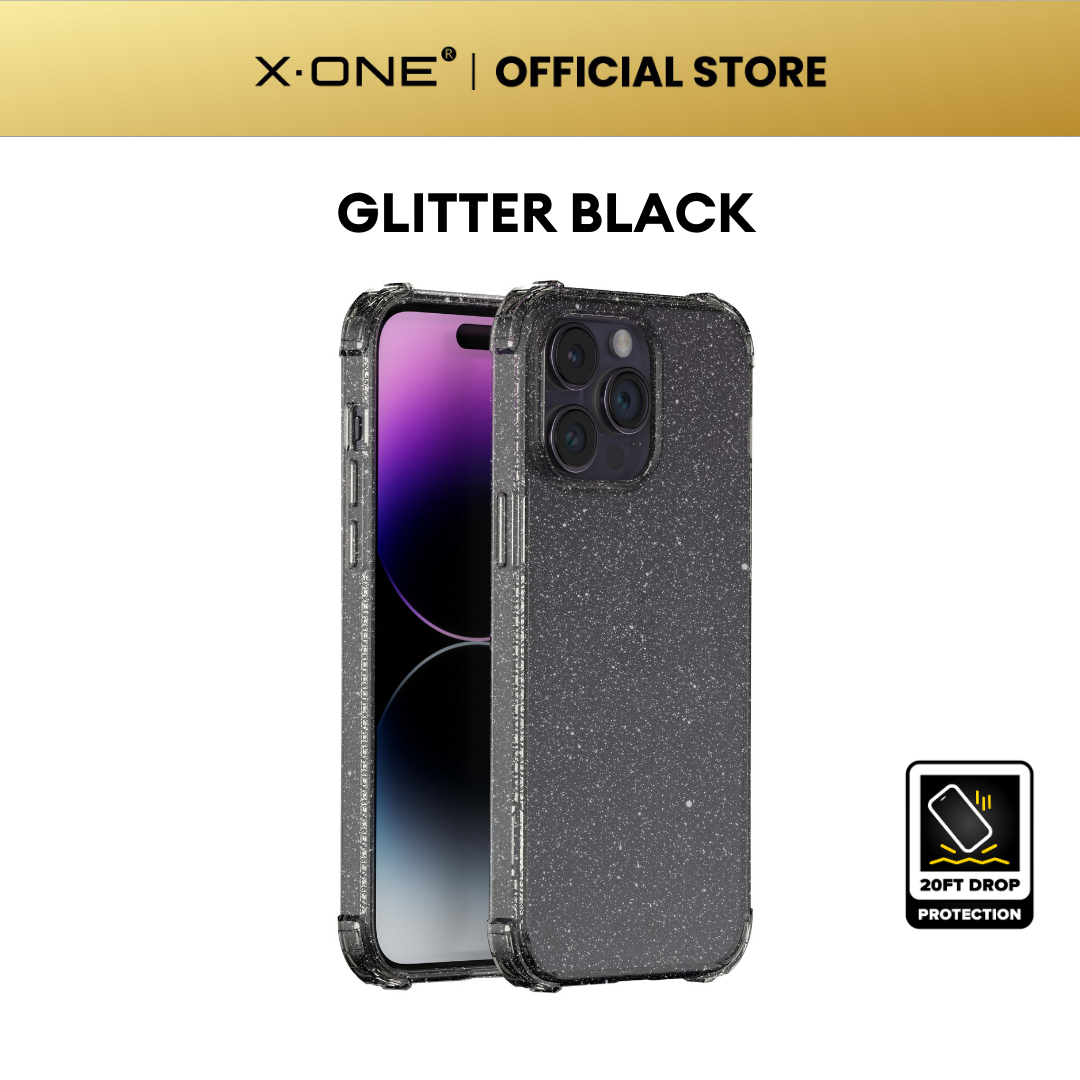 X.One Dropguard Pro Glitter Series Impact Protection Casing for i Phone 14 Pro Max/14 Pro/14 Plus/14 - Image 4