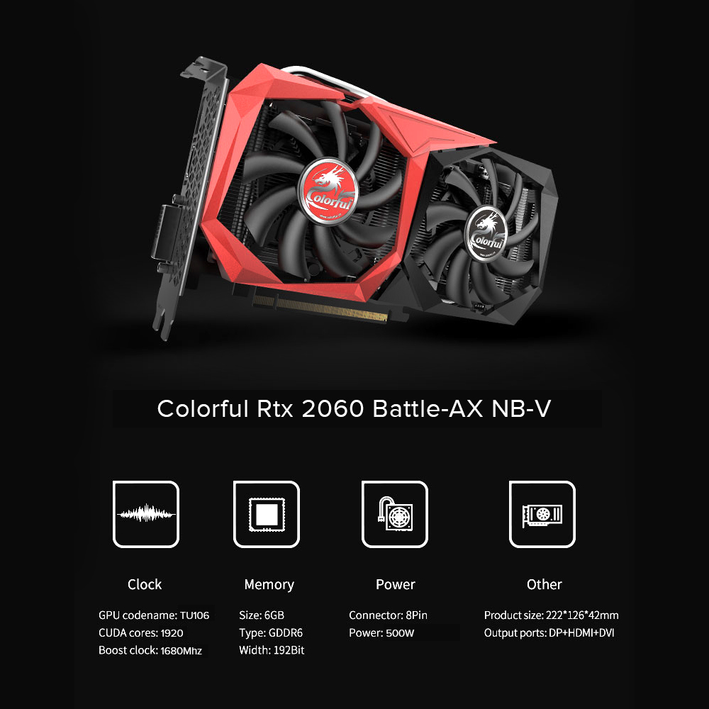 Colorful 2060 Super Battle Ax EasyPC Colorful Rtx 2060 Battle-AX