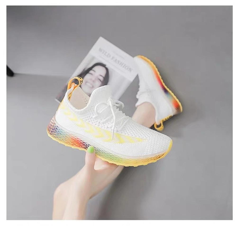 yeezy white rainbow