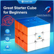 Monster Go 3x3 Magnetic Speed Cube - Educational Puzzle Toy