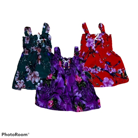 3pcs Cute Summer Smock Dresses for Toddler Girls, Age 0-5