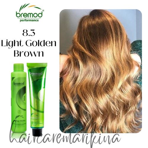 9.3 LIGHT GOLDEN BLONDE with Oxidizer (BREMOD) Bremod Permanent 