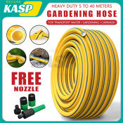 Heavy Duty PVC Garden Hose Set - Multiple Lengths Available