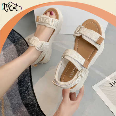 New Korean flat sandals for women Style Trendy Two Strap fashion Sandals on sale