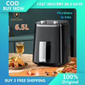 Kaisa Villa Air Fryer 6.5L Electric Fryer Oil Free Electric Fries and Whole chicken Air fryer 4.5L/3.2L