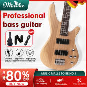 Minsine Full Size 4 String Electric Bass Guitar Kit