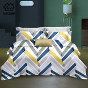 Socone 3IN1 Single Size Bedsheet Set with Elegant Design