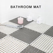 ARUN Non-Slip PVC Bath Mat with Mesh Drainage