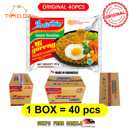 Indomie Mi Goreng Original Dry Noodles 85g/pack 40PACKS