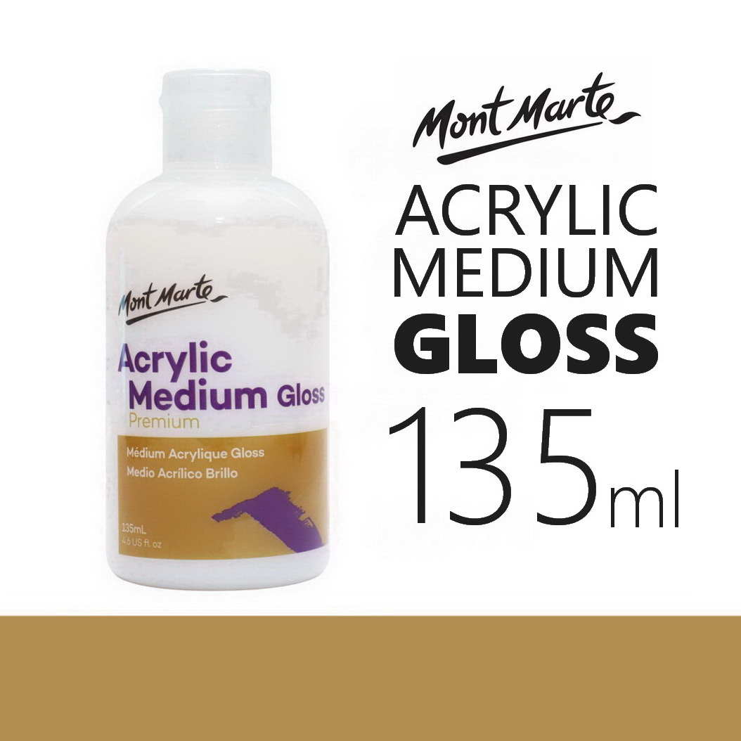 Mont Marte Acrylic Medium - Gloss 250ml