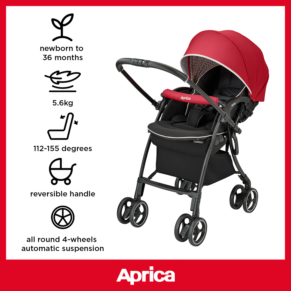 Aprica karoon air stroller hotsell