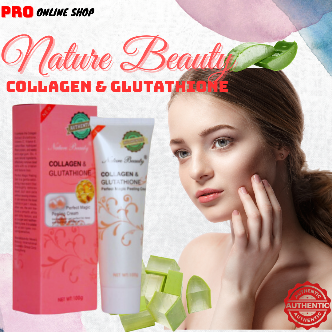 nature beauty collagen and glutathione peeling cream review 100g 100 grams each Perfect Magic - - Genuine and Original NATURE BEAUTY Collagen & Glutathione