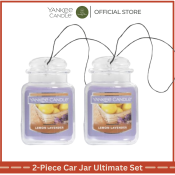 Yankee Candle Lemon Lavender Car Air Freshener, 2-pack