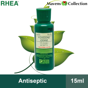 RHEA Povidone Iodine 10% Solution 15mL by MAVENS COLLECTION