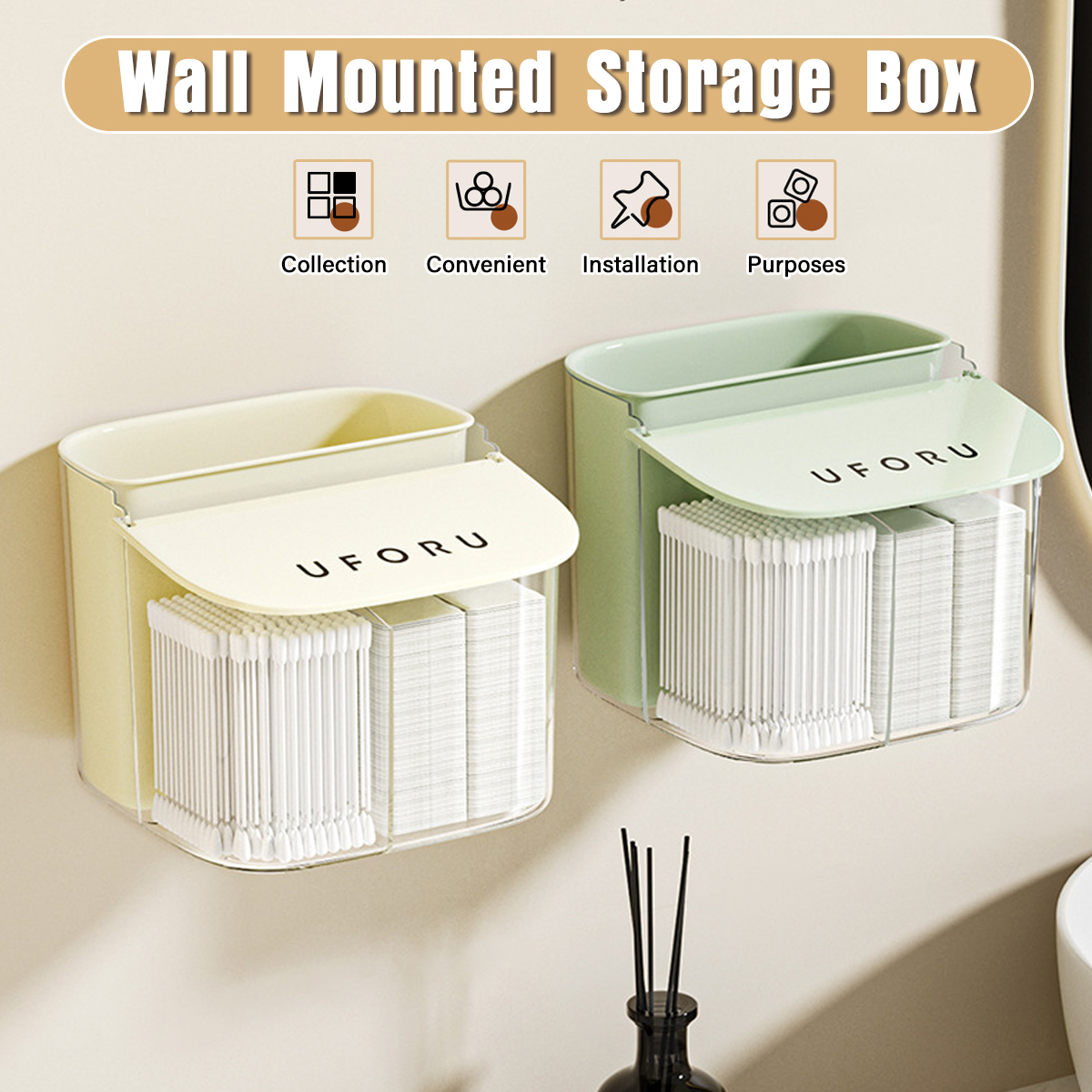 Tampon Sanitary Pad Organizer ChengFu Acrylic Magnetic Sanitary