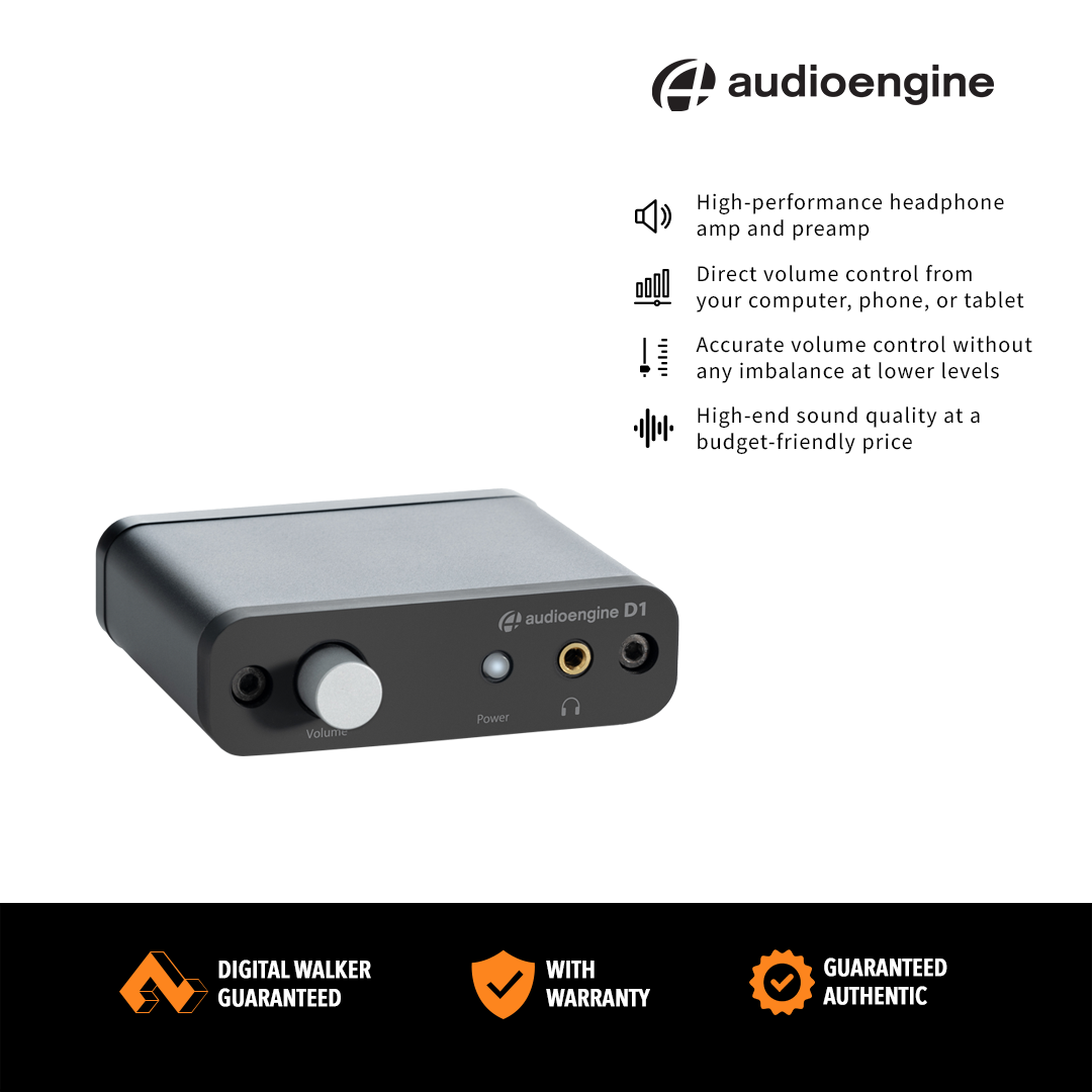Audioengine D1 24-Bit DAC Headphone Amplifier Black Lazada