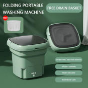 Mini Foldable Portable Washing Machine with Dryer - 