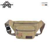 Canvas Crossbody Waist Bag for Men and Women - Multifunctional