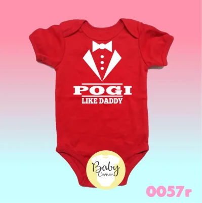 Pogi like daddy ( statement onesie / baby onesie / infant romper / infant clothing / onesie ) (9)