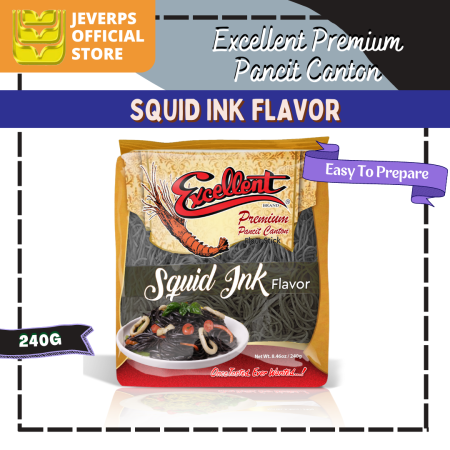 Excellent Premium Pancit Canton Squid Ink Flavor 240g