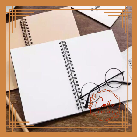 Kraft Spiral Notebook/Sketch Pad Two Size